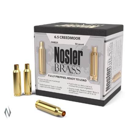 Nosler Custom Brass 6mm Creedmoor (50pk)